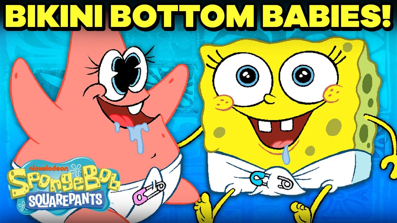 12 Cutest Babies in Bikini Bottom! 🍼👶 | SpongeBob