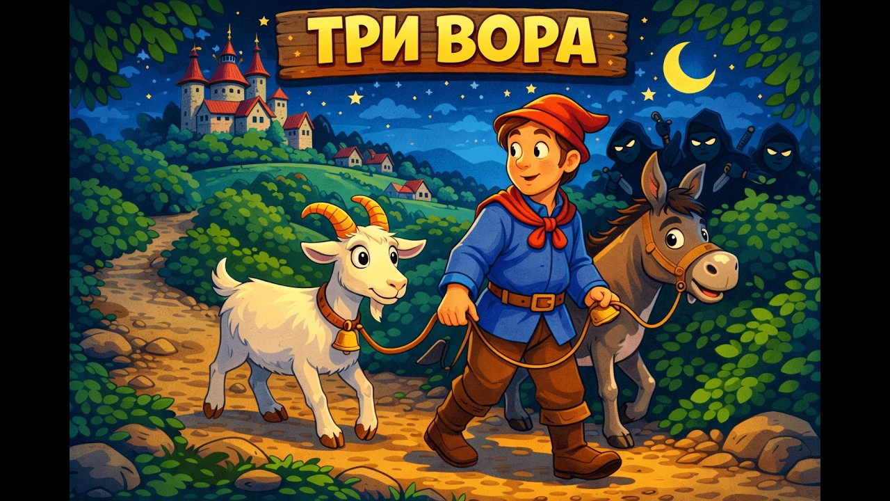 Три вора. Сказка на ночь.