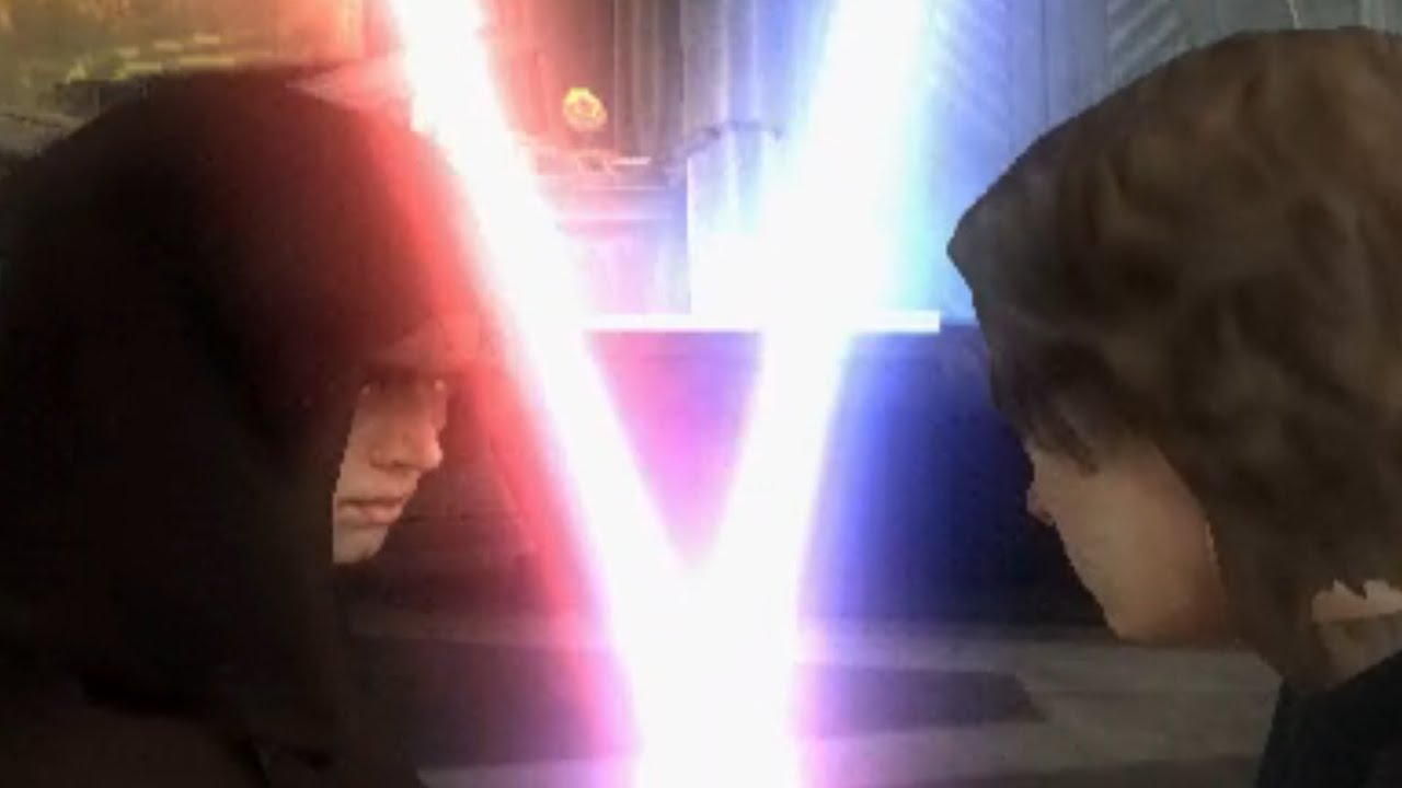 Anakin Skywalker vs Pre Suit Vader on Mustafar - Star Wars Revenge of The Sith Anakin Gameplay