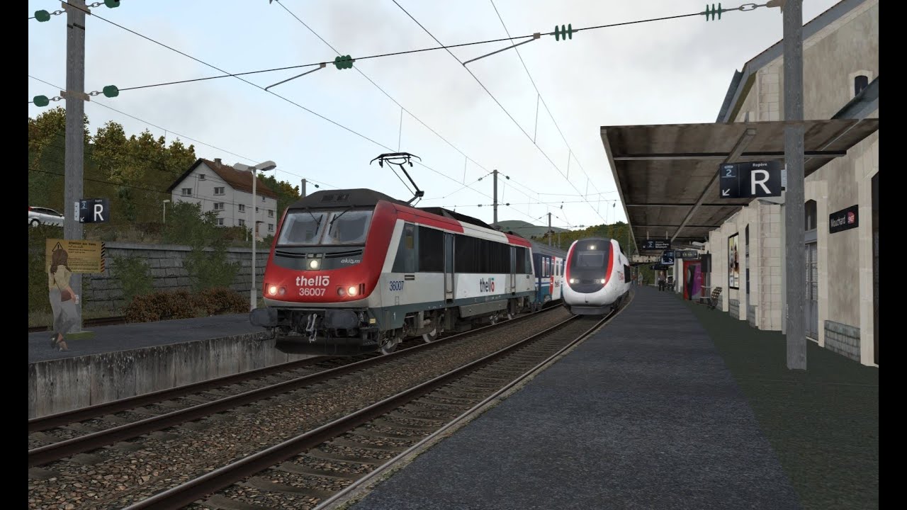 Train Simulator - Découverte des BB 36000 de SimExpress sur le Thello 220