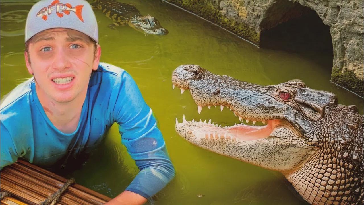 Ho passato 24 ore in una fogna piena di alligatori: esperienza da brividi!