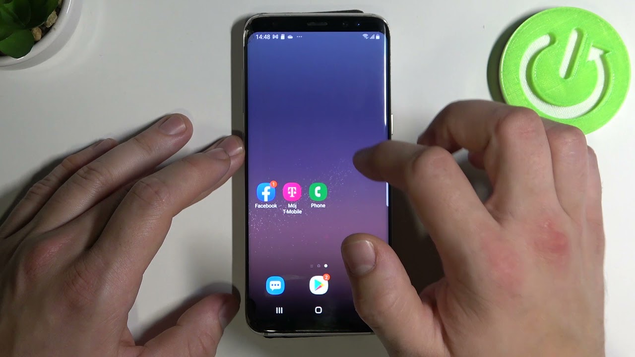 How to Remove & Restore Phone Icon on SAMSUNG Galaxy S8 Home Screen &ndash; Show & Hide Icons