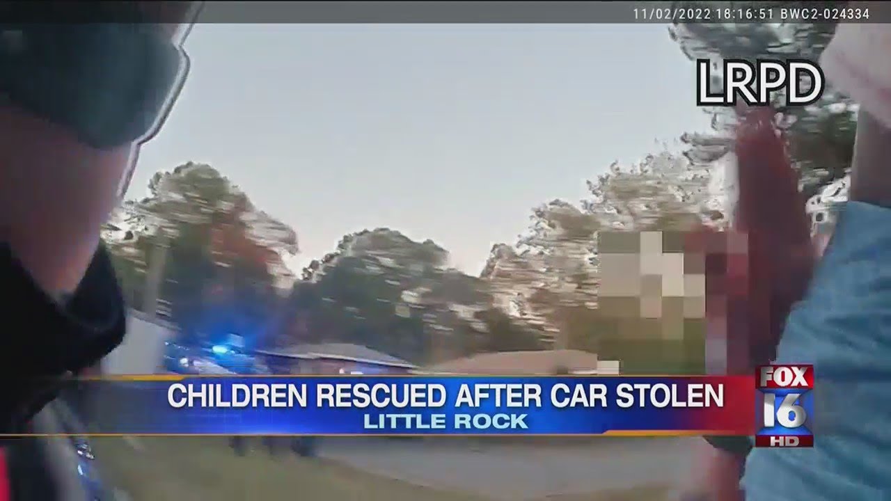 Little Rock police release video from triple juvenile kidnapping