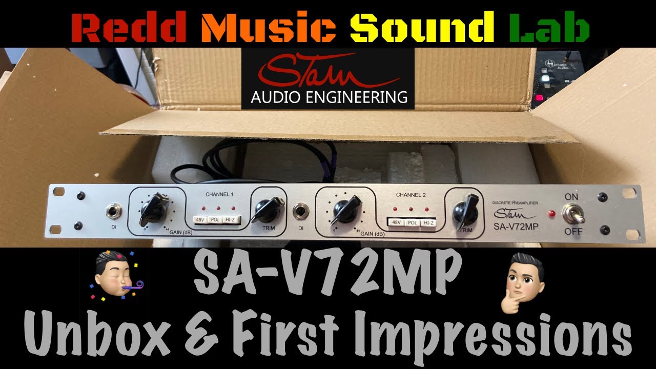 RMS Lab Stam Audio SA-V72 Unbox & First Impressions Review