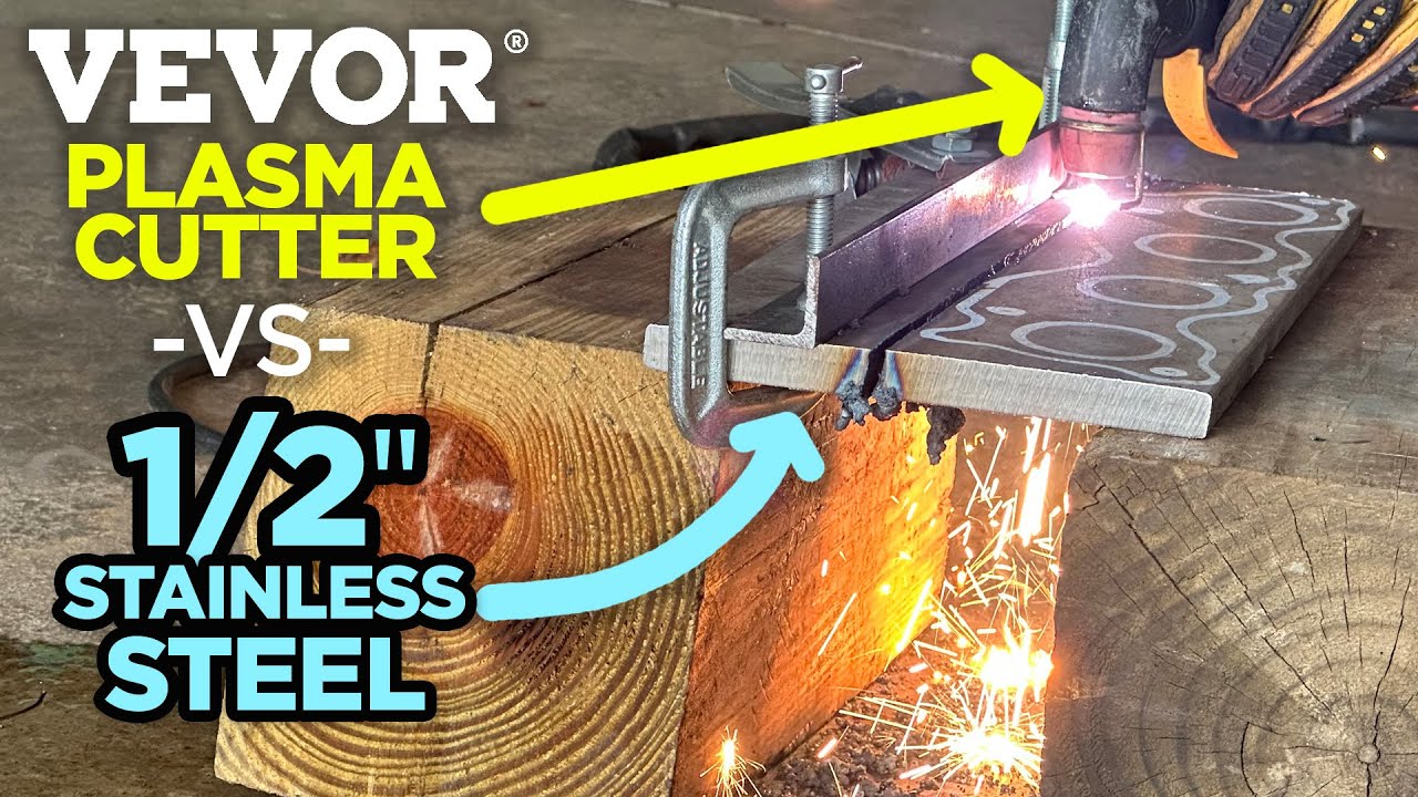 This Cheap Vevor Plasma Cutter can cut 1/2