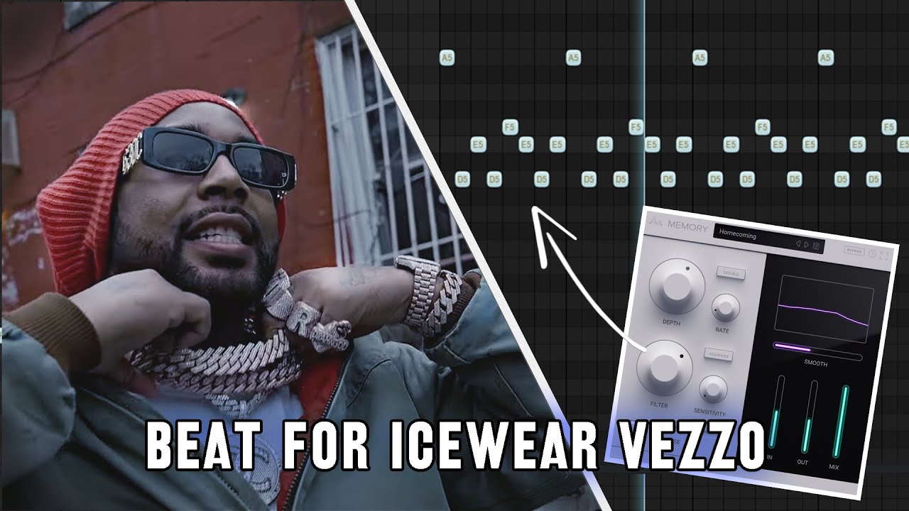 How To Make Icewear Vezzo Type Beat FROM SCRATCH | FL Studio Cookup