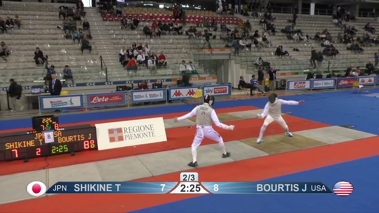 2024 134 T64 30 M F Individual Torino ITA GP 8 BOURTIS USA vs SHIKINE JPN
