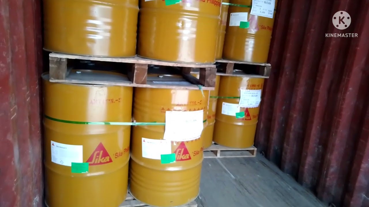 BASIC LOADING DRUMS INSIDE CONTAINER VAN / RONEL ESTOR VLOGS