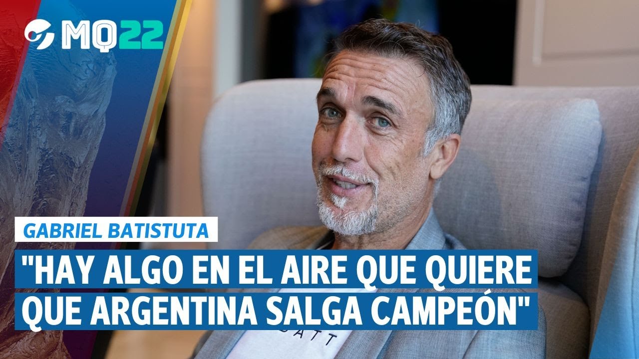 Gabriel BATISTUTA ÍNTIMO: el RÉCORD que le QUITÓ MESSI y su CONFIANZA en la SELECCIÓN ARGENTINA