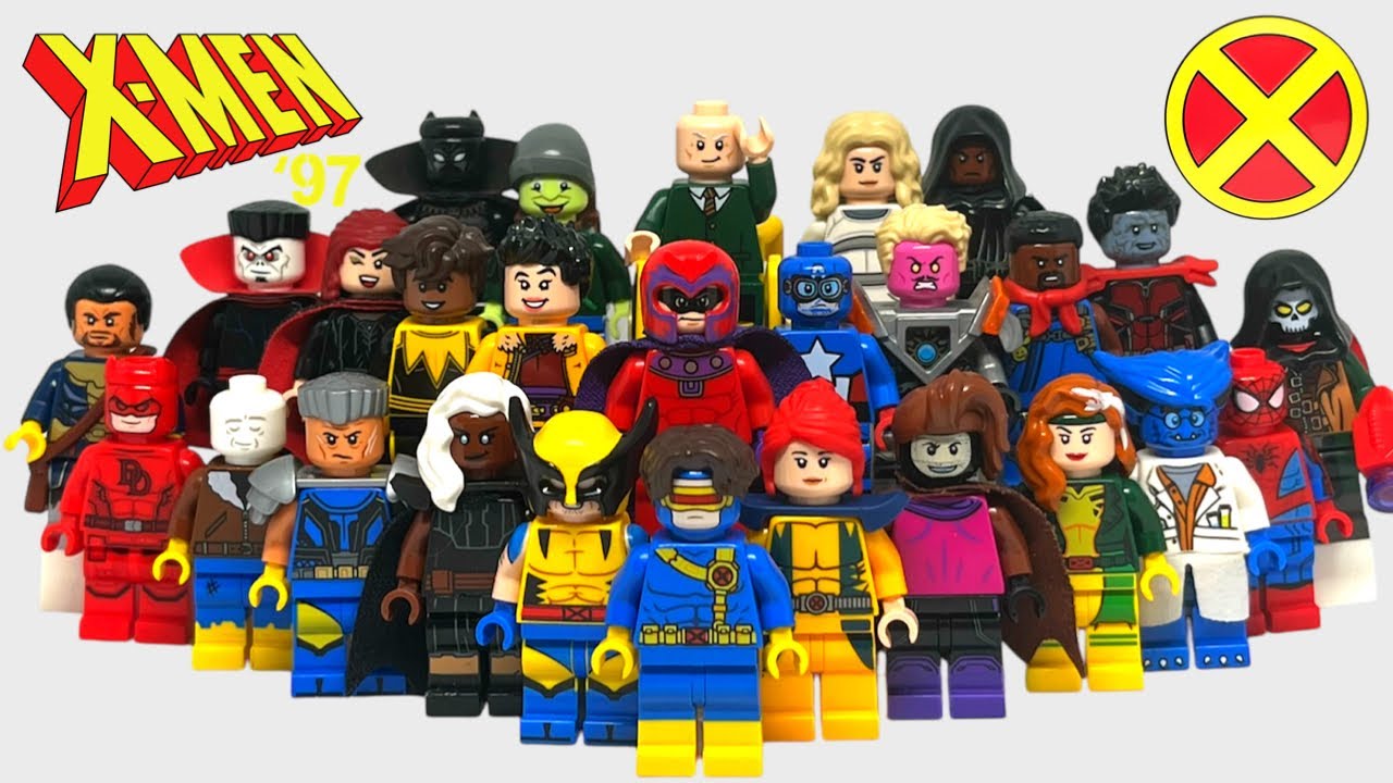 Lego x-men 97 how to build all the main characters