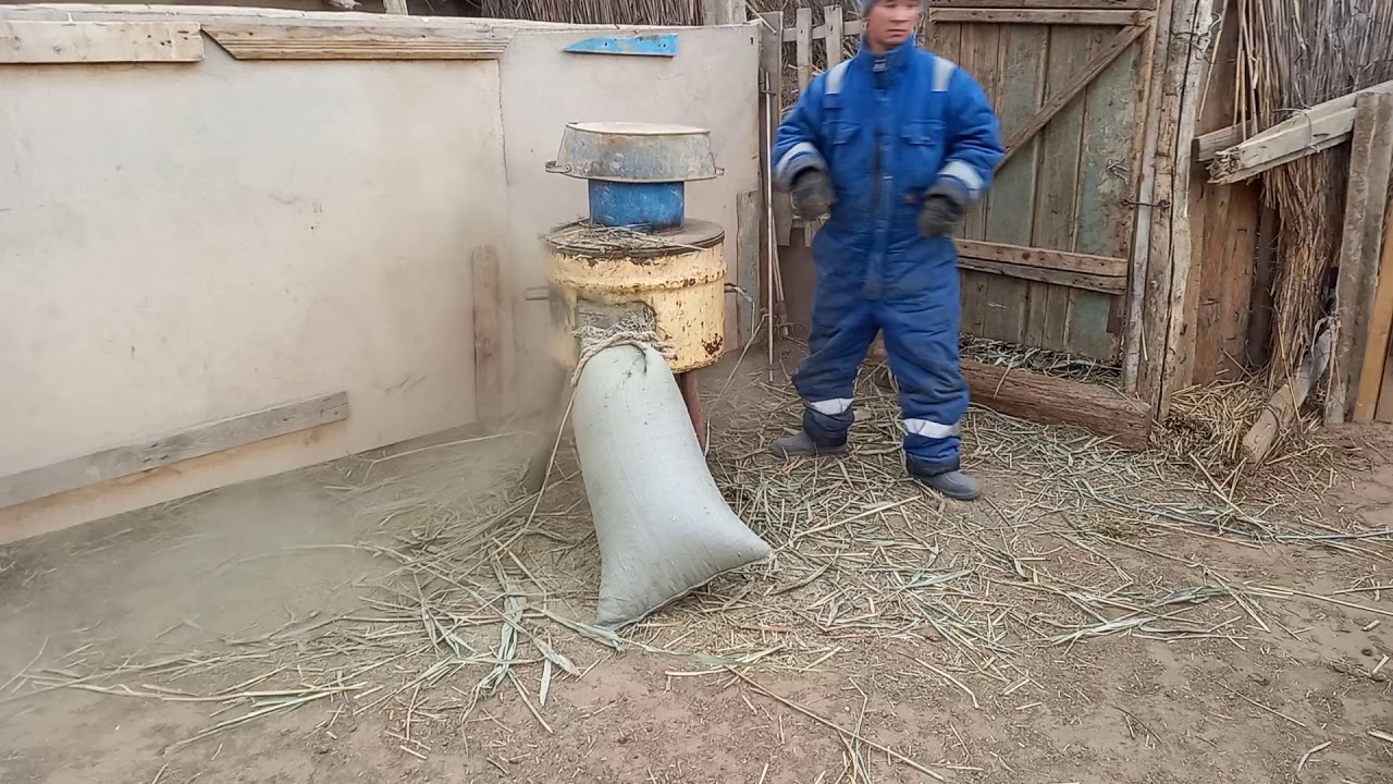 Інім Айдостың шөп турағыш құрылғысы.
