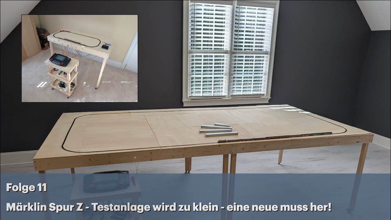 Märklin Spur Z: Testanlage wird zu klein - eine neue muss her!