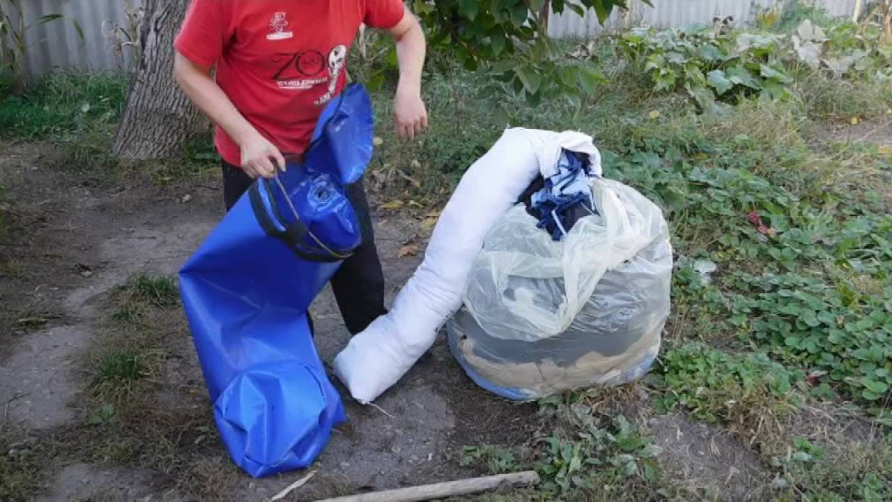 Боксерский мешок(груша) своими руками из ПВХ ткани не хуже чем с магазина.