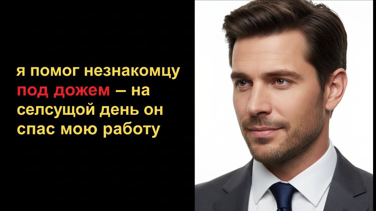 ГЕЙ-СТУДЕНТ ПОМОГ НЕЗНАКОМЦУ ПОД ДОЖДЁМ — НА СЛЕДУЮЩИЙ ДЕНЬ ОН ВЕРНУЛСЯ И СПАС РАБОТУ СТУДЕНТА
