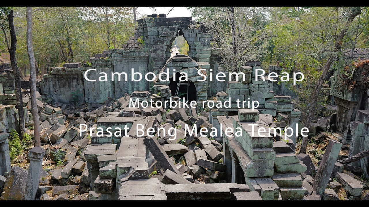 Cambodia Siem Reap - Motorbike trip to Prasat Beng Mealea Temple