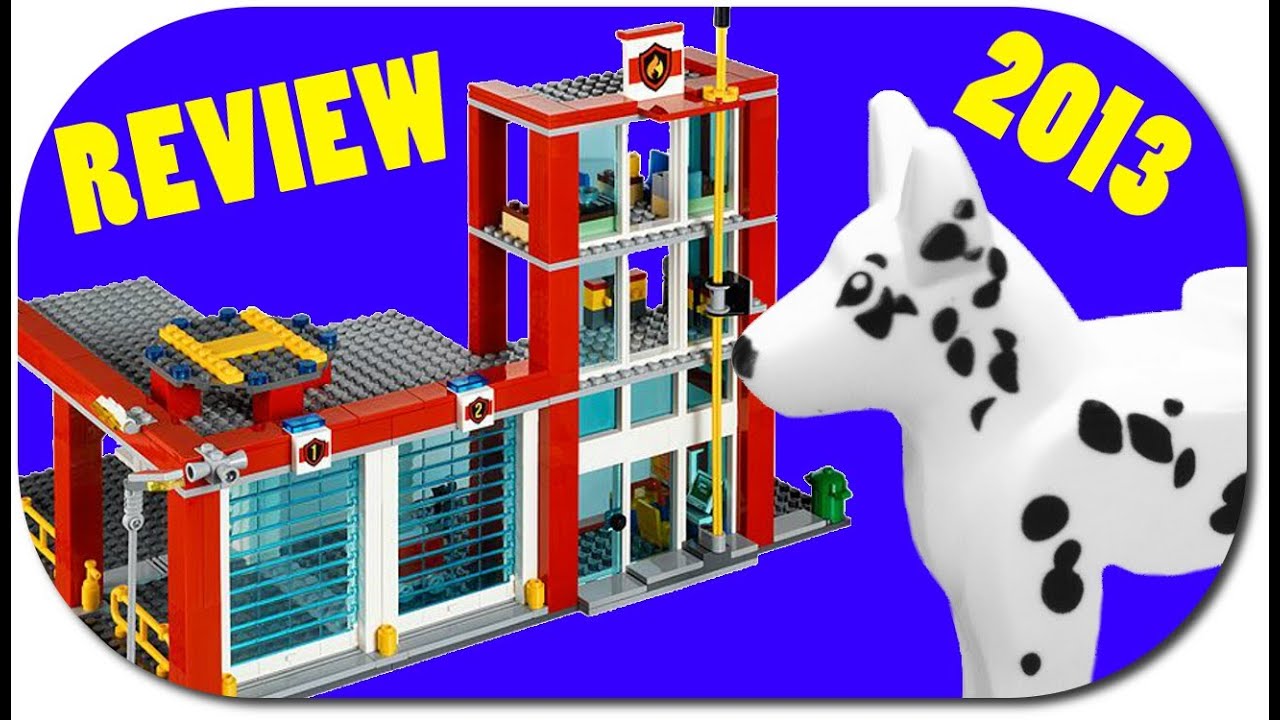 LEGO 60004 Fire Station LEGO City Review - BrickQueen