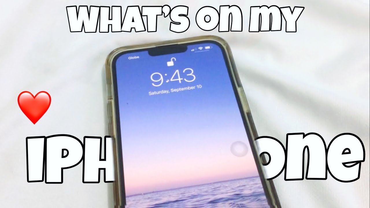 SIT DOWN VLOG- What&rsquo;s on my iPhone 13 Pro Max? 📱