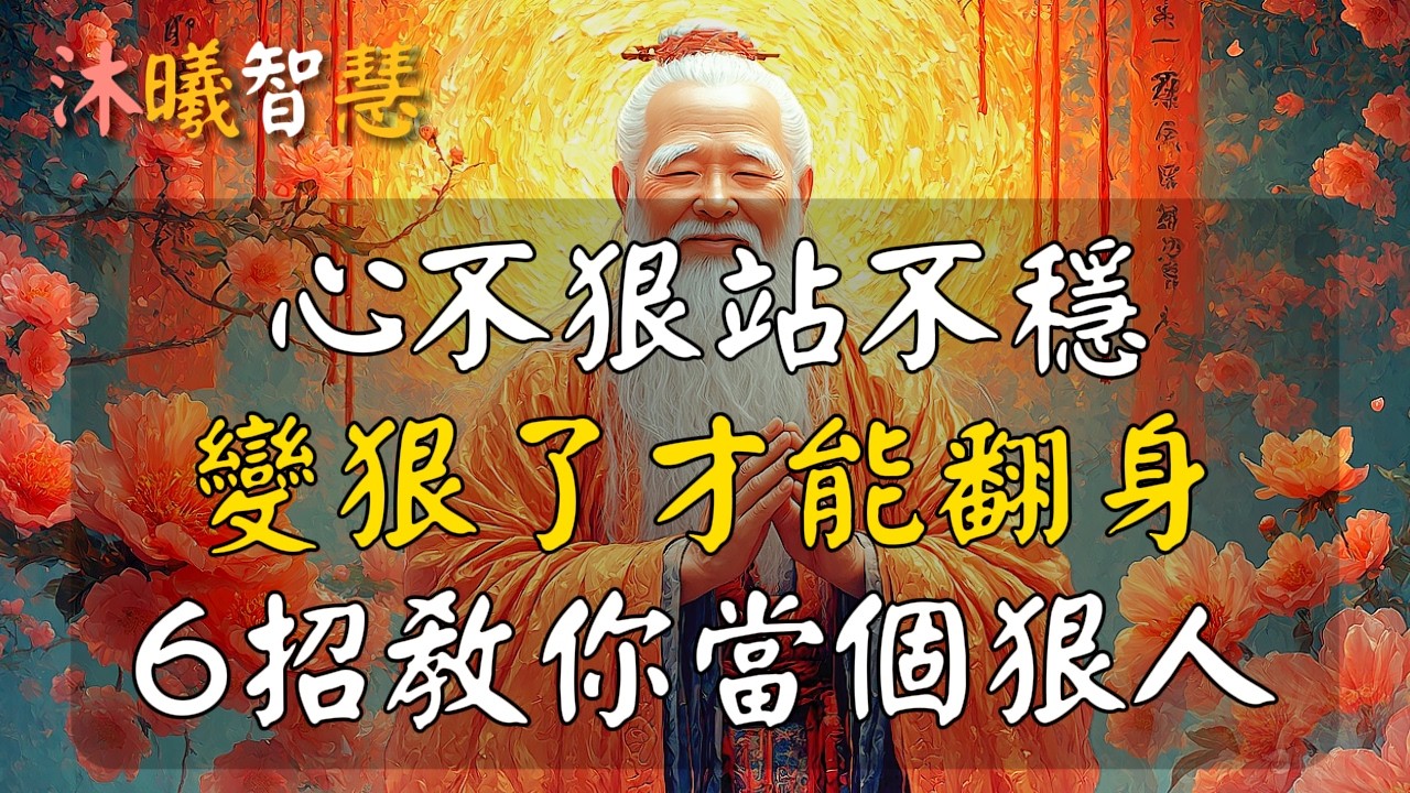 心不狠，站不穩！變狠了才能翻身，6招教你當狠人！#沐曦智慧