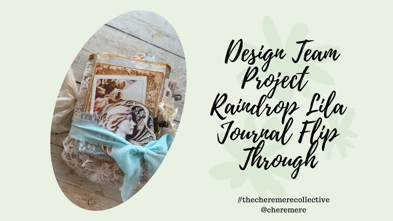 Проект команды дизайнеров @RaindropLila7 🩵 Обзор блокнота Fairy Jewel Cameo Junk Journal #project...