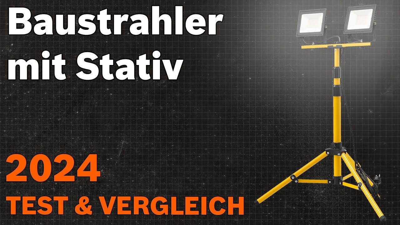TOP–7. Die besten Baustrahler mit Stativ. Test & Vergleich 2024 | Deutsch