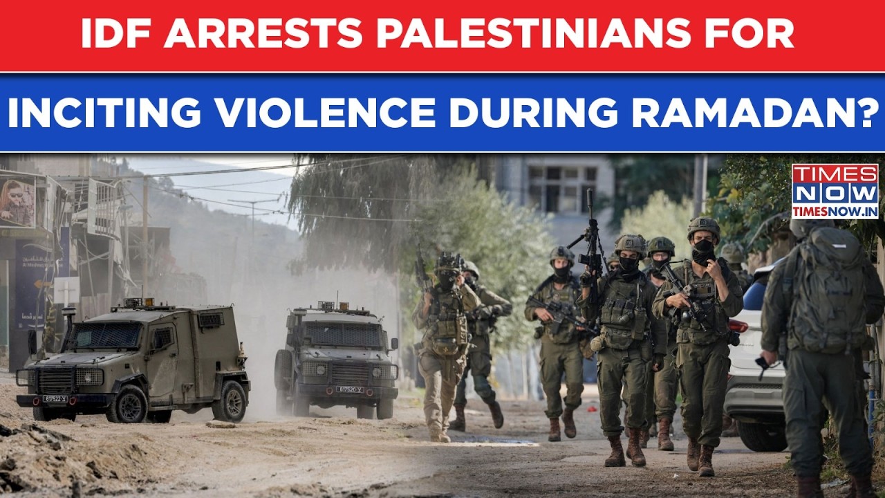 IDF Crackdown: Troops Carry Out Ops To Arrest Palestinians For Inciting Violence At start Of Ramadan