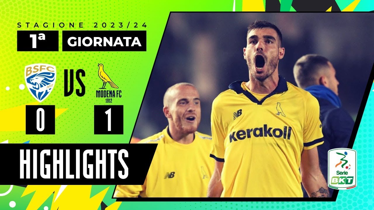 Brescia vs Modena 0-1 | Al novantesimo Zaro fa volare i Canarini | HIGHLIGHTS SERIE BKT 2023 - 2024