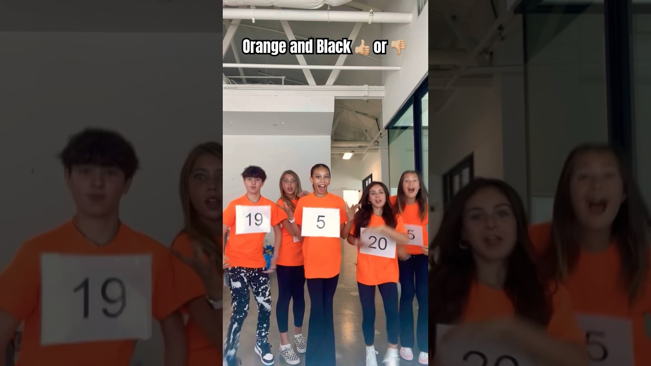What&rsquo;s your favorite number?🧡Run FAST #tiktok trend w/ @THEROCKSQUAD #shortsfeed #short