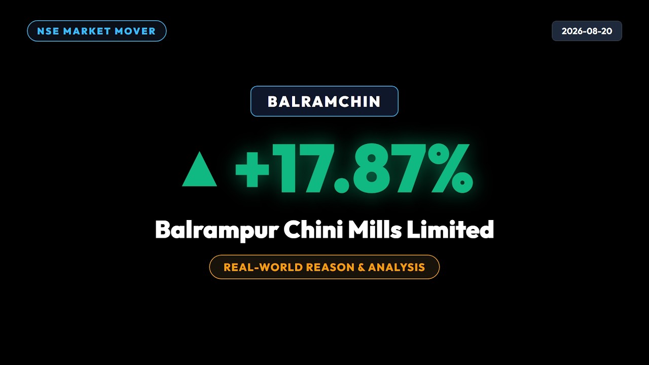 Why Balrampur Chini Mills grew up by massive 17.8%, find the reason behind breakout