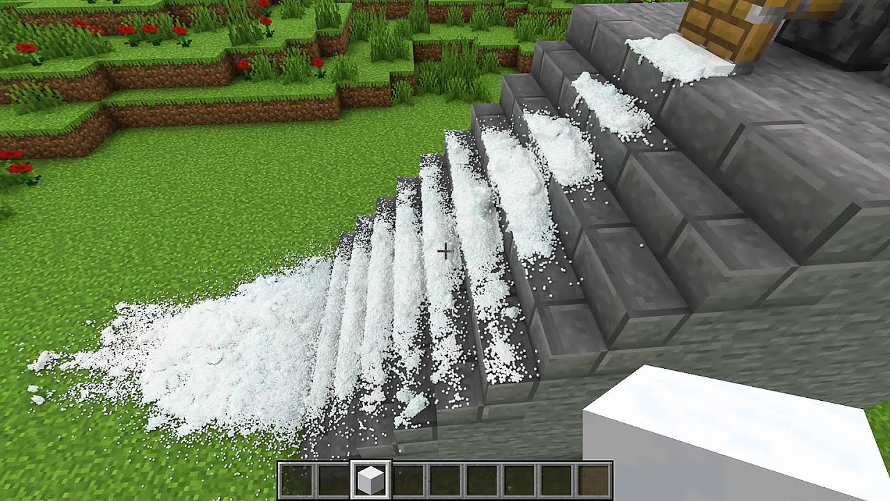 realistic snow in minecraft