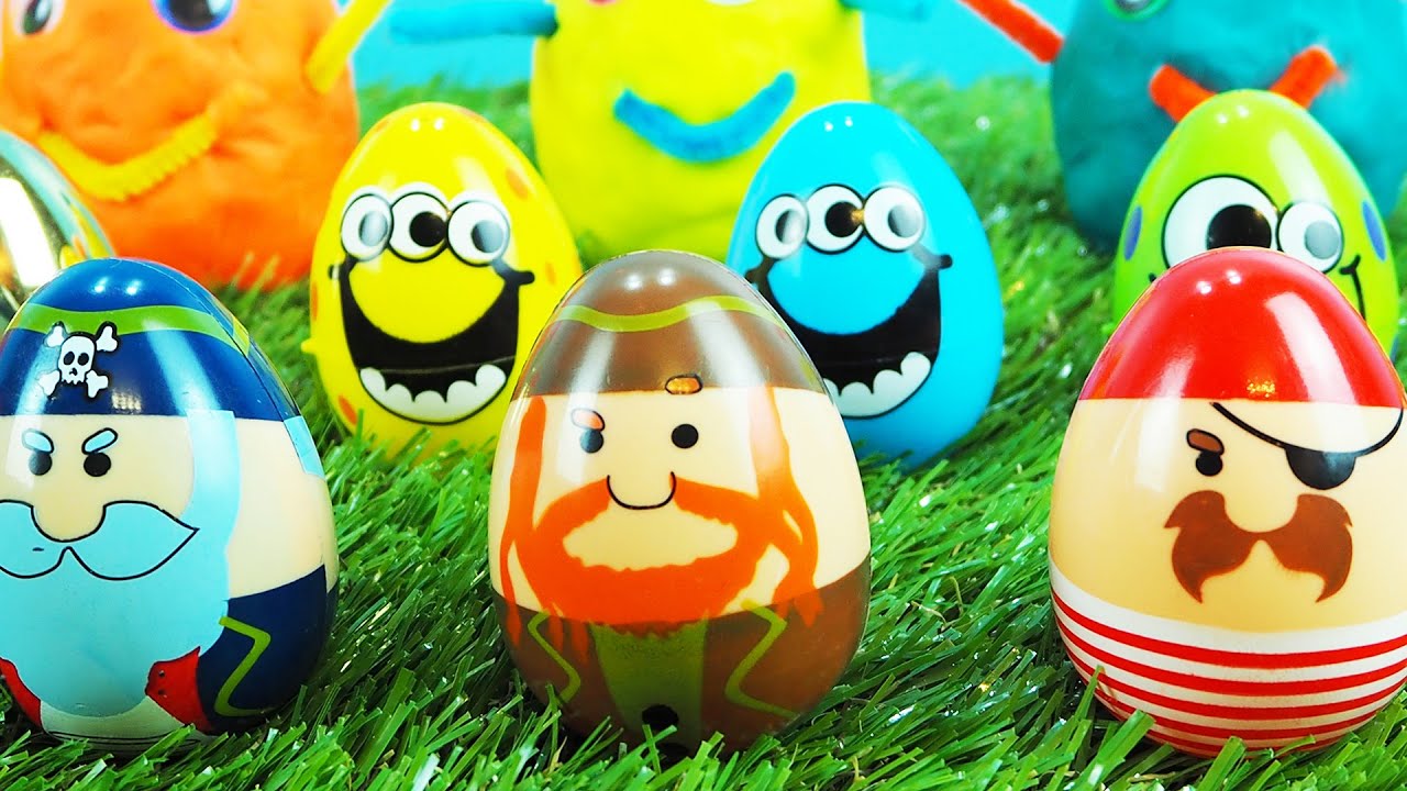 Peppa, Shopkins, Lego, Angry Birds, Spongebob,  Kinder - 20 Surprise Eggs