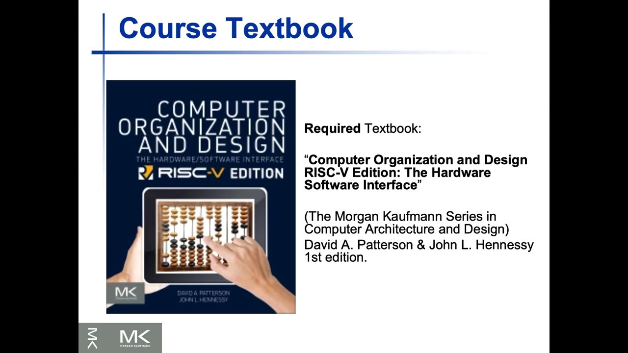 Lecture 1 (EECS2021E) - Computer Organization and Architecture (RISC-V) Chapter 1 (Part I)
