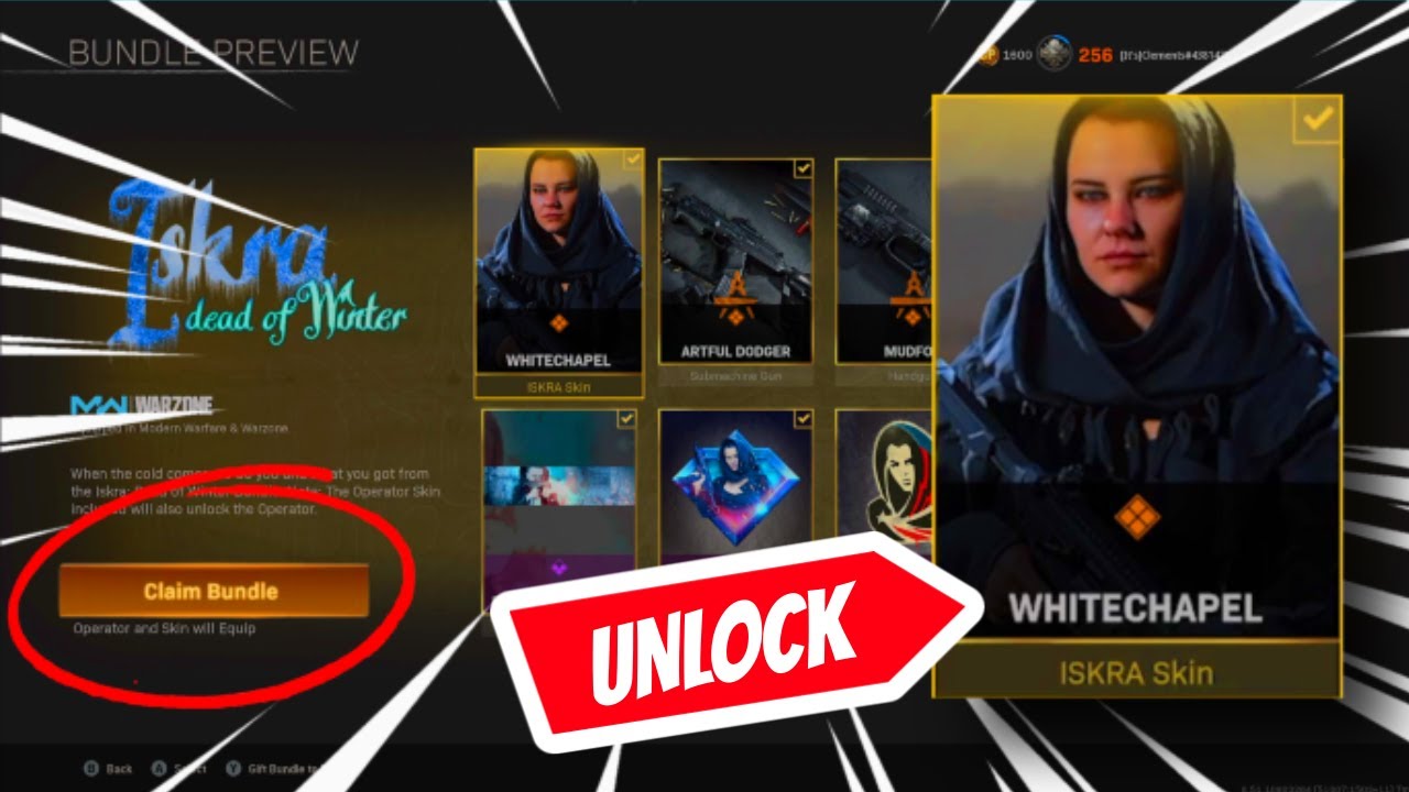 How to Get Iskra &lsquo;Dead of Winter&rsquo; Bundle in Warzone & Modern Warfare! (SERVICE CLOSED)