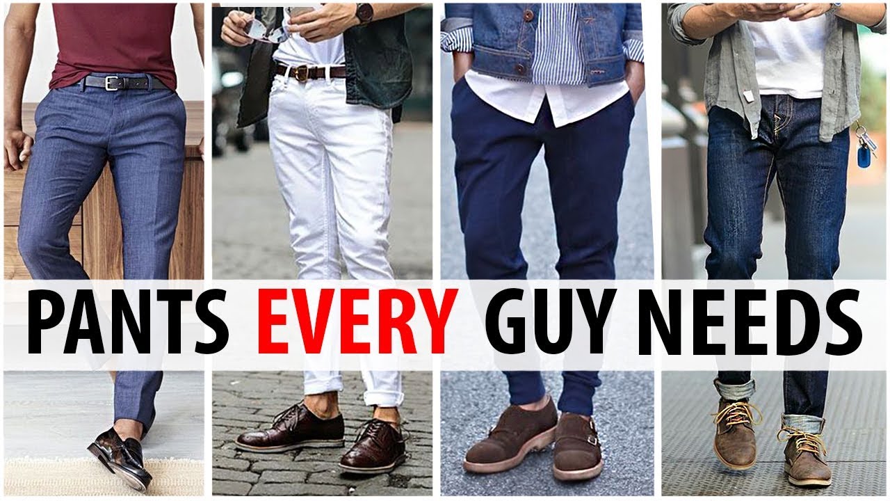 5 Pants Every Guy Needs in His Wardrobe | Men's Style Essentials | ALEX COSTA