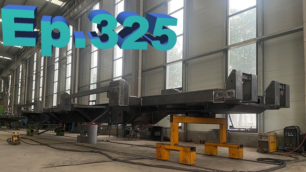 P325 Unpainted Welded Terminal Semi-trailer | Ready for Customization |  Dockside Hauling