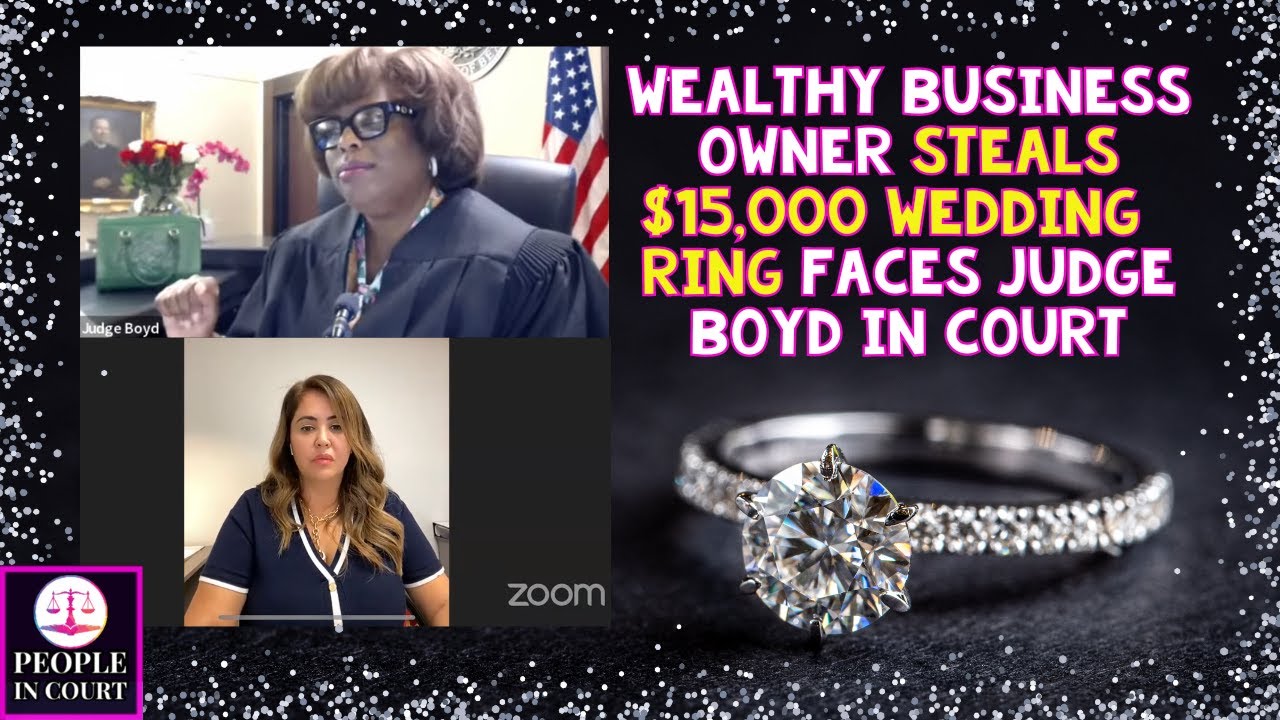 JUDGE BOYD: WEALTHY THIEF STEALS $15,000  WEDDING RING, CREDIT CARDS FROM GYM LOCKER