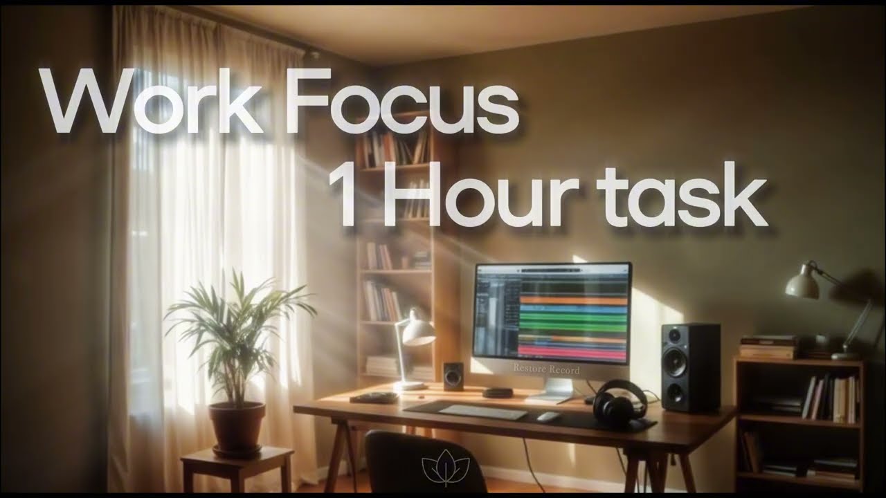 WORK FOCUS MUSIC - FINISH 1 hour task while listening