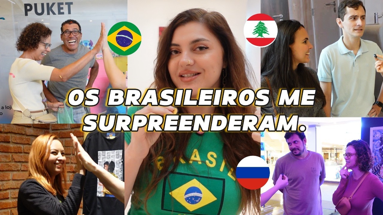 BRASILEIROS tentaram adivinhar de onde eu sou… DEU muito errado? 😂