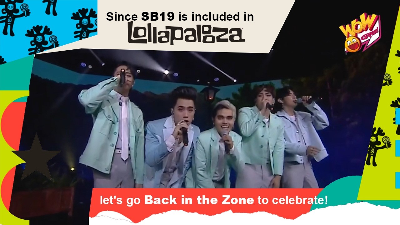 SB19 IKAKO : Dahil kasama sila sa Lollapalooza, let's go back in the zone to celebrate!