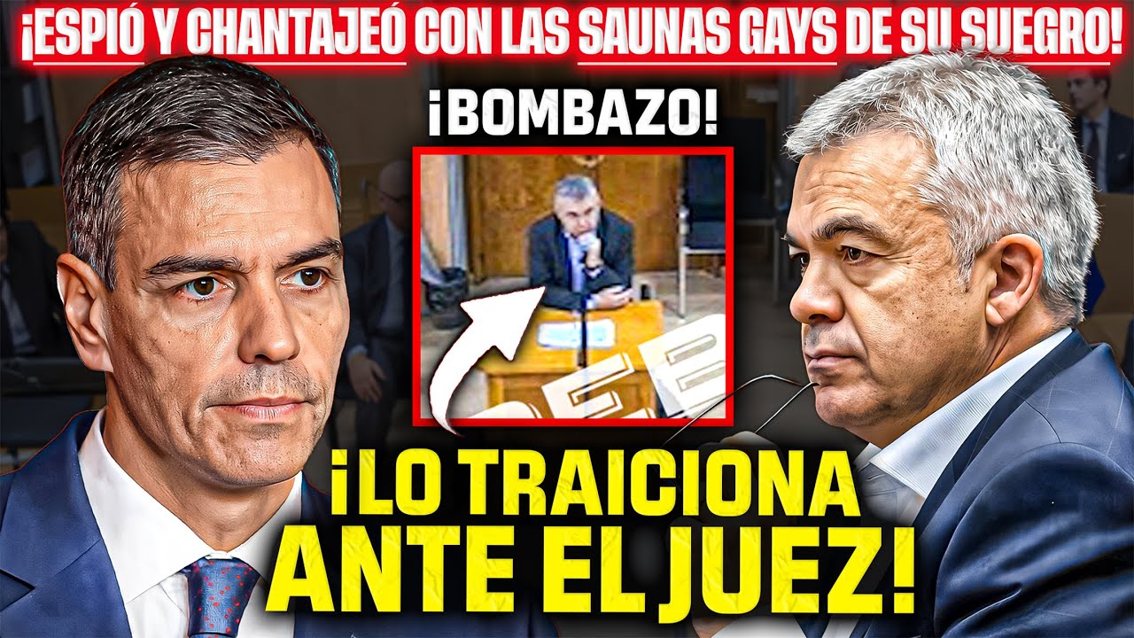 CERDÁN ¡TIRA DE LA MANTA! ante el JUEZ💥¡Y CONFIESA QUE LOS AUDIOS DE LAS SAUNAS DE SÁNCHEZ EXISTEN!