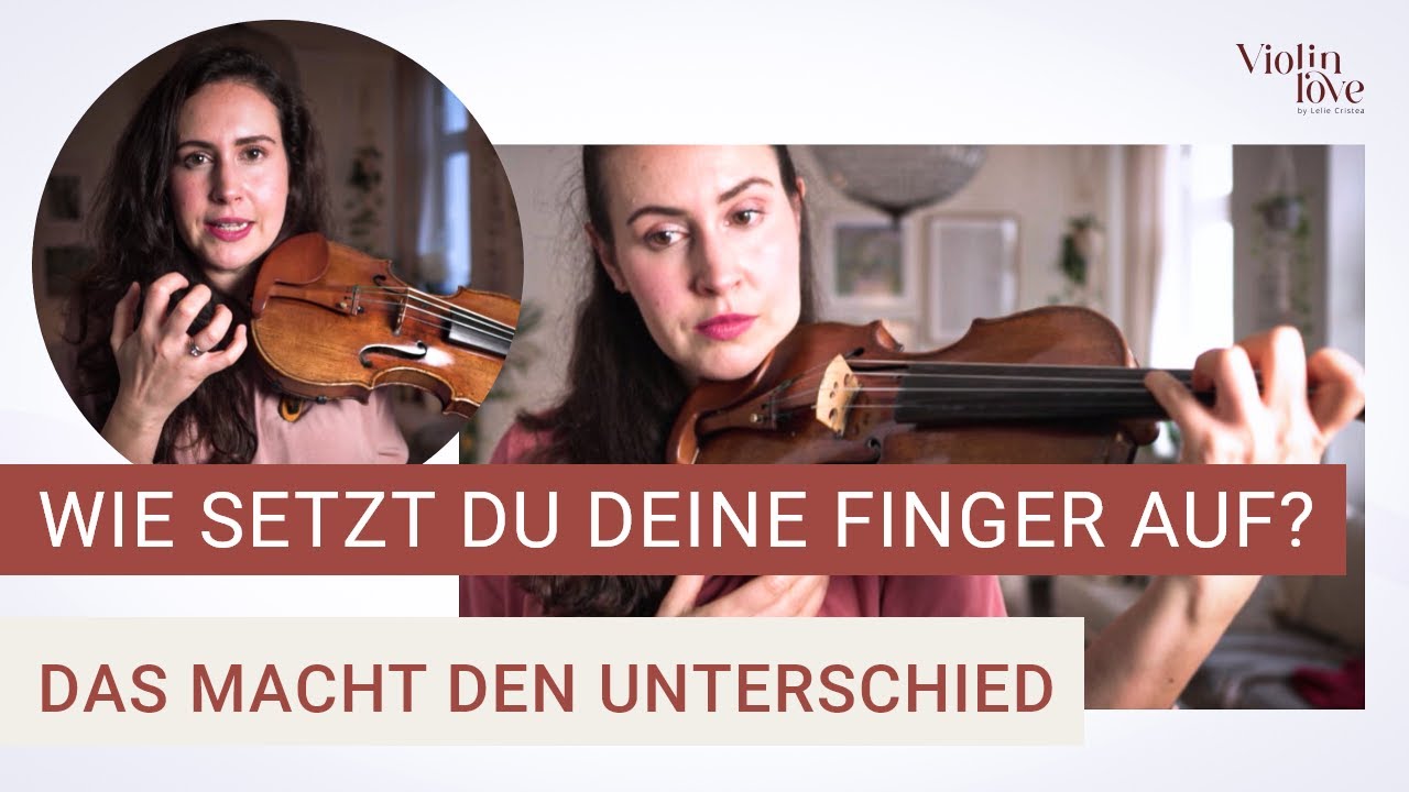Stumme Fingerübung für eine brillante Artikulation | Violintechnik