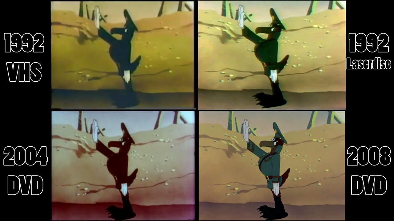 Daffy - The Commando VHS, Laserdisc, & DVD Comparison