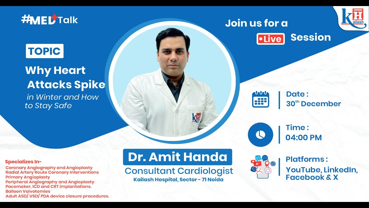 Why Do Heart Attacks Spike in Winter & How to Stay Safe? Know from our expert Cardiologist