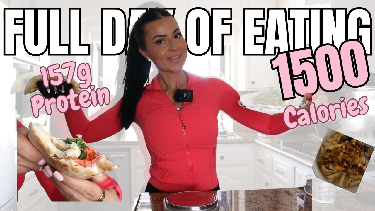 WHAT I EAT IN A DAY |  How I Lose Fat | High Protein  | 48 years old in Menopause | 1500 calories