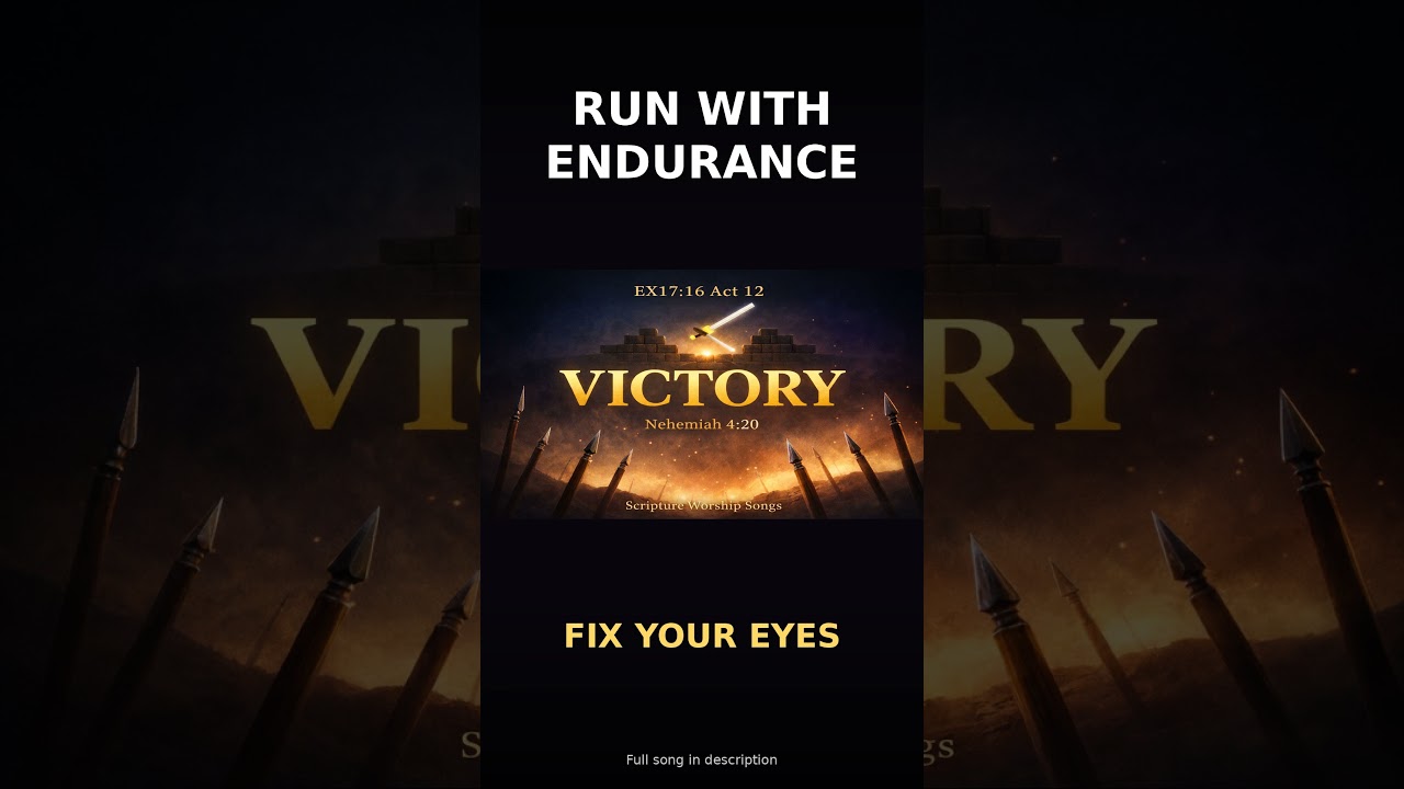 Run With Endurance &mdash; Fix Your Eyes | Hebrews 12  #shorts #shortsvideo #shortsviral #shortvideos