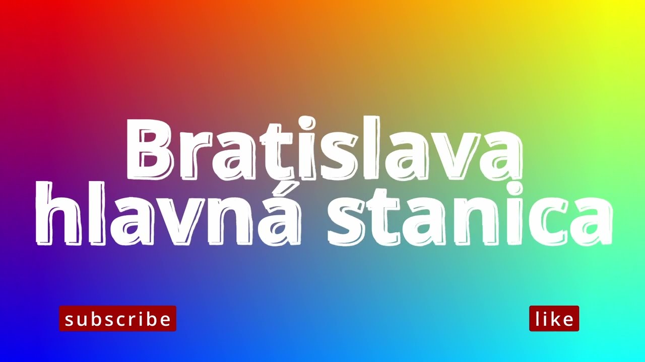 Bratislava hlavná stanica,  hlášení ZSSK INISS, Ján Homolka announcements,  part 6