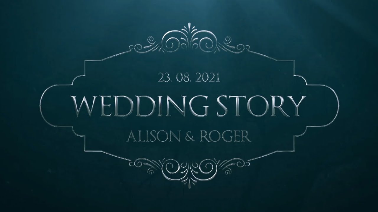 4K Wedding Title Background | Silver Elegant Motion Graphics Free