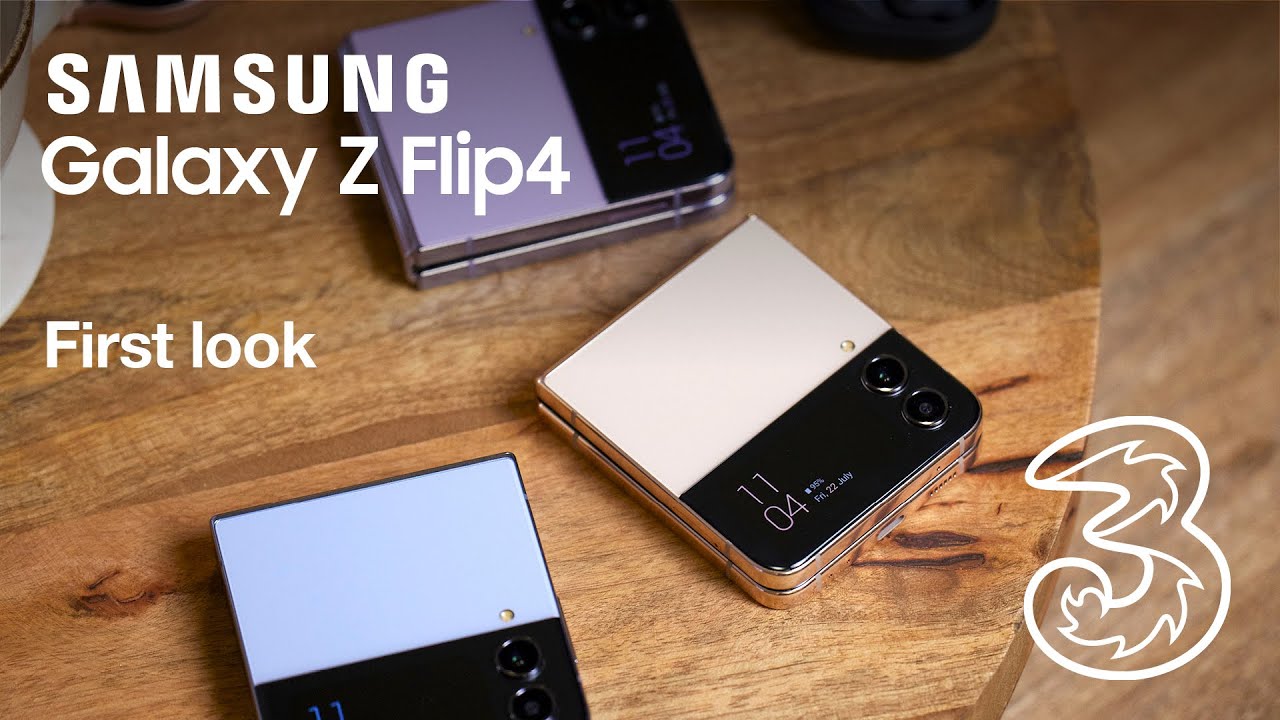 Samsung Galaxy Z Flip4 hands on | Three UK