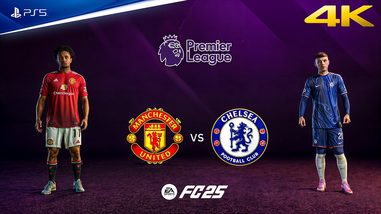 FC 25 - Manchester United vs Chelsea Ft. Zirkzee, Palmer, | Premier League 24/25 | PS5™ [4K60]
