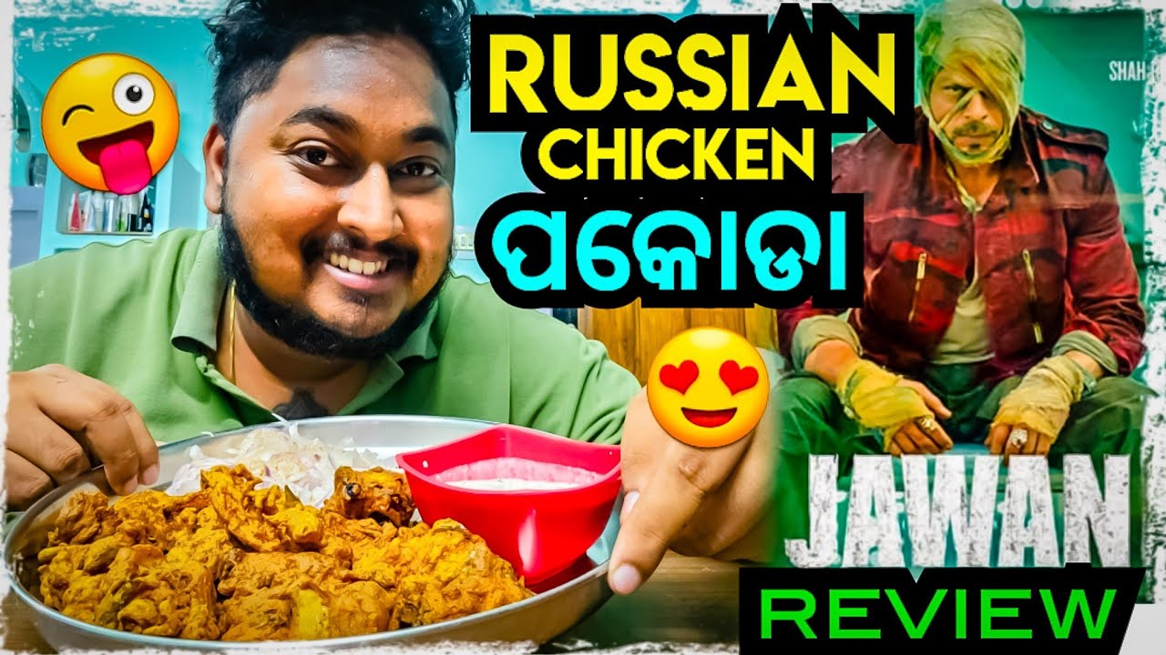 Russian ଚିକେନ ପକୋଡା 😜 jawan movie review 😎 / Odia bhaina vlogs / Odia vlogs