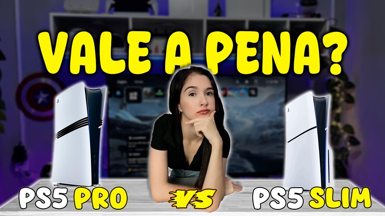 PS5 PRO vs PS5 SLIM: QUAL VALE MAIS A PENA? Veja a Diferença! 